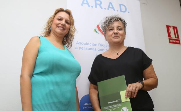 María Milagro y Montserrat Domínguez, responsables de ARAD. /Juan Marín