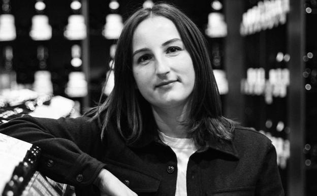 Vika, sumiller del importador de La Rioja Alta en Ucrania. /TWITTER LA RIOJA ALTA