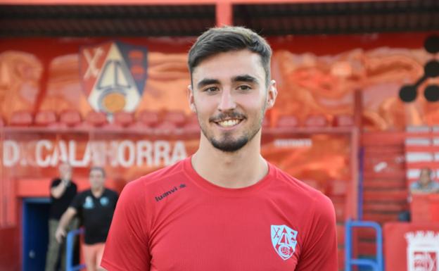 Luis Forcén, el día de la presentación del Calahorra. / SANDA