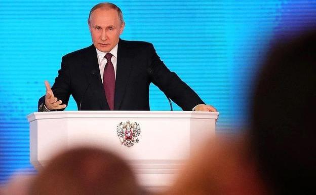 Vladímir Putin se dirige a los miembros de la Asamblea Federal./Tass