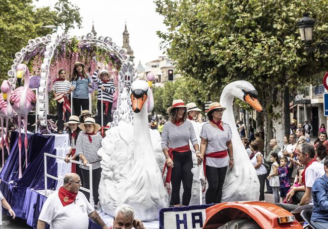 Desfile de carrozas.